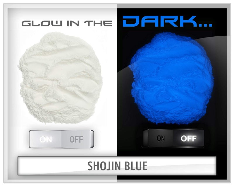 Eye Candy Pigments Premium Glow in The Dark Mica Powder - Shojin Blue (25gr) - for Epoxy, Resin, Soap, Paint, Woodworking, Acrylic Pouring, Bath Bombs, Fishing Lures - DIY Arts and Crafts Additive - Image 3